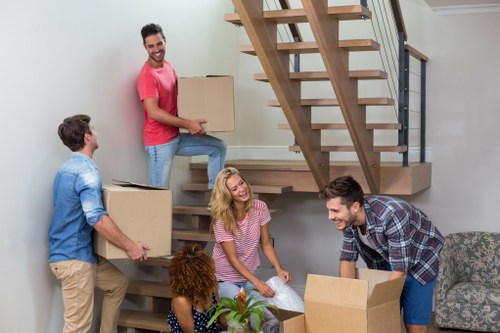 Removal team planning a house move in Uxbridge