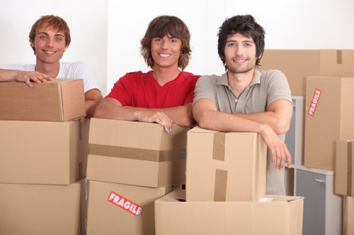 Furniture being moved from a Uxbridge home