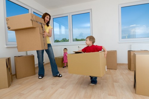 Local truck used for property removals in Uxbridge